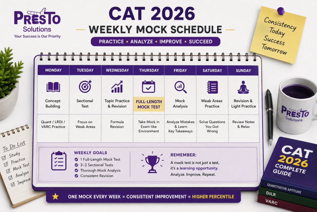 CAT test series plan