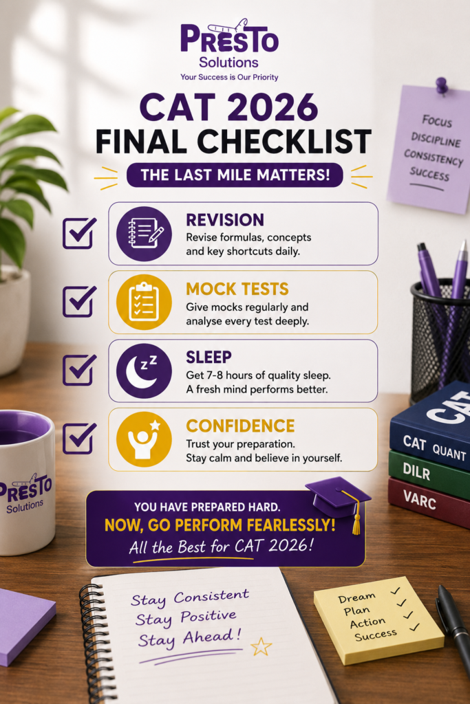 CAT practice strategy before CAT exam